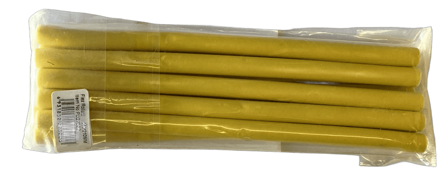 12 BIGOUDIS MOUSSE jaune DIAMETRE 10 MM