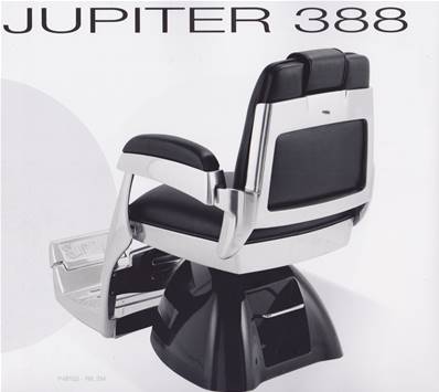 CERIOTTI FAUTEUIL BARBIER JUPITER NOIR