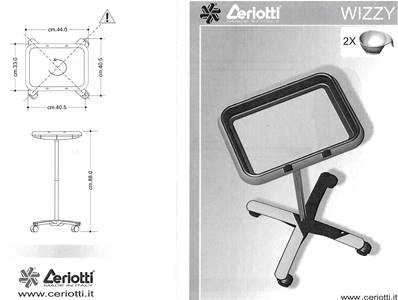 Ceriotti Wizzy Chariot A Roulettes Noir - photo 3