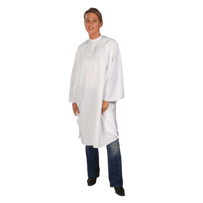 CAPE de COUPE SIBEL economyss 4 BOUTON PRESSION BLANC
