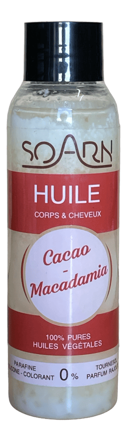 HUILE SOARN CORPS et CHEVEUX CACAO & MACADAMIA 100ml
