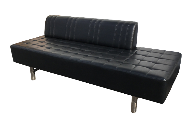 BANQUETTE NOIRE 3 PLACES K10