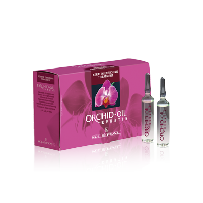 KLERAL BOITE DE 10 AMPOULES ORCHID OIL keratine 10 ml