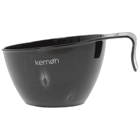 Bol coloration plastique noir avec logo KEMON