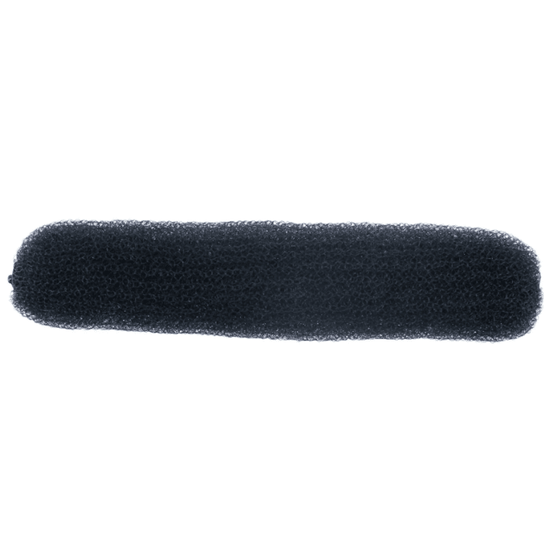 BOUDIN A CHIGNON A PRESSION LONG NOIR