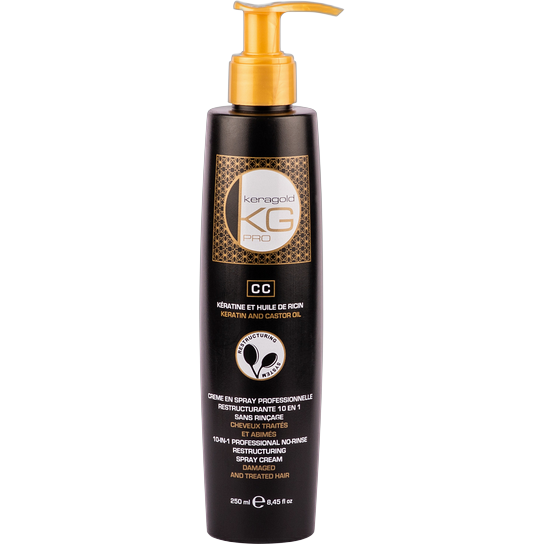 KERAGOLD CC CREME EN SPRAY SANS RINCAGE 10 EN 1 250ML