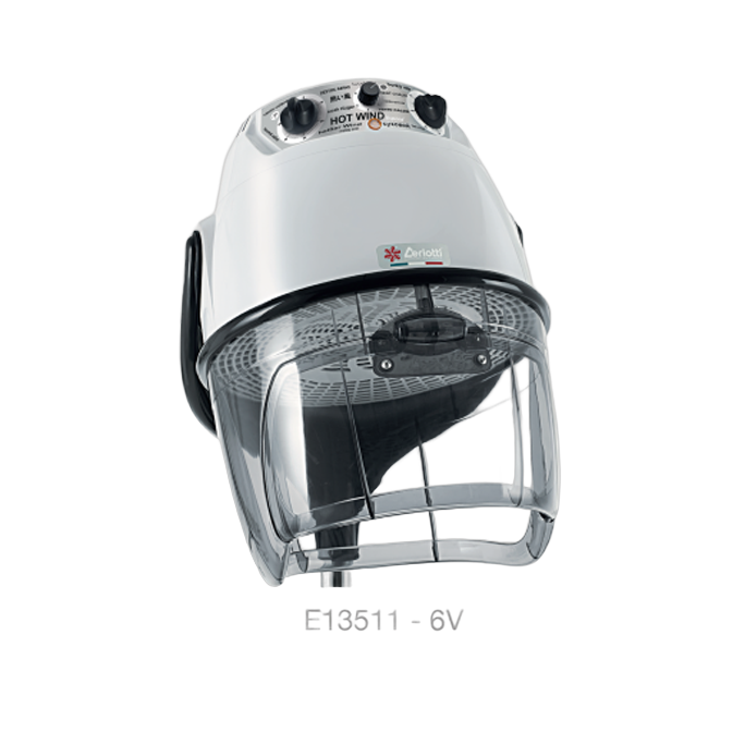 CERIOTTI CASQUE HOT WIND NOIR SUR PIED