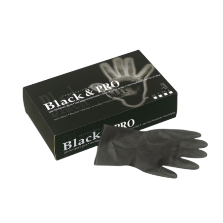 20 GANTS REUTILISABLE BLACK LATEX L