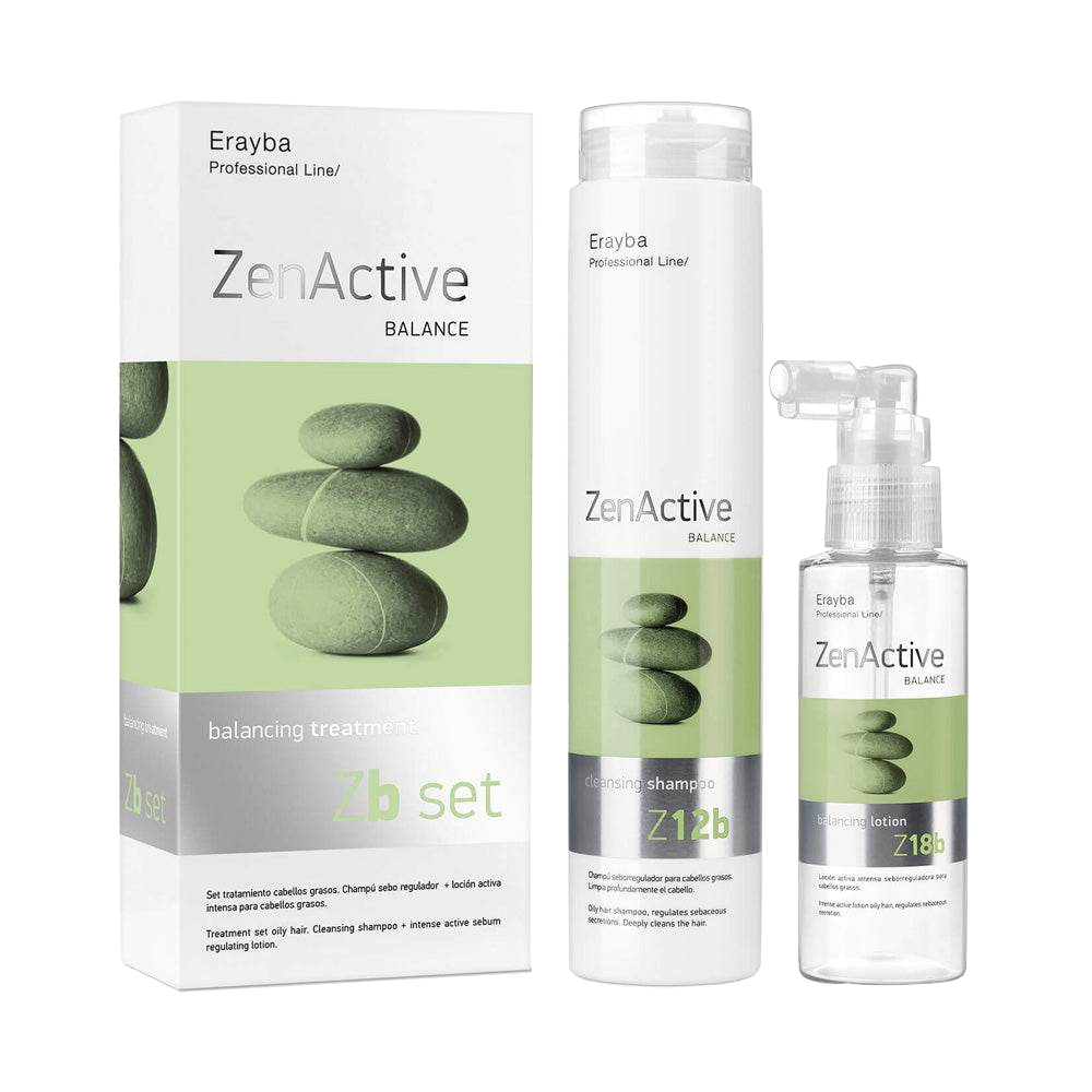 ERAYBA KIT cheveux gras 250+100ml Traitement Equilibrant