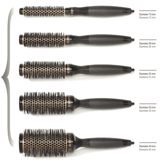 KIEPE KIT DE 5 BROSSES PURE ROSE GOLD (autre vue)